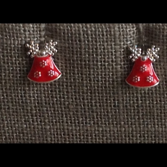Sterling Silver (925) Bell Earrings - Picture 3 of 4